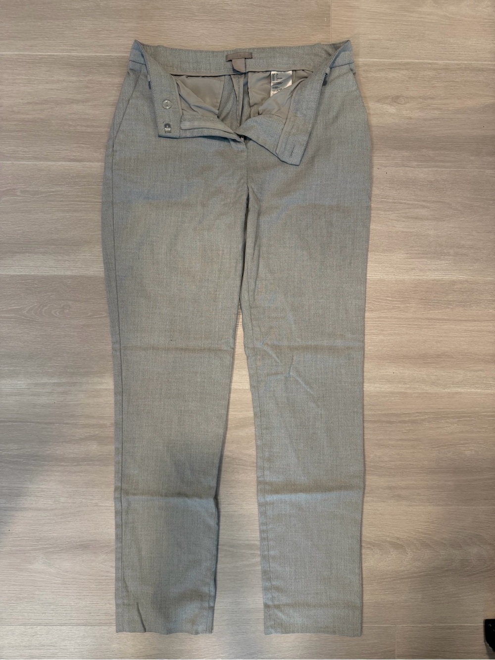 H&M Women's Light Gray Tailored Dress Pants